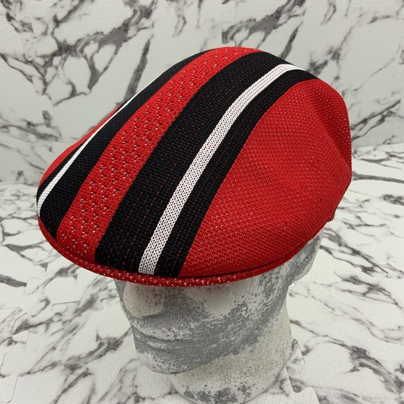 Gorra Plana Kangol Vented Stripes 504 Rojos Vp14-263 Blue Gorra
